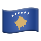 Flag: Kosovo as drawn by Apple in iOS 9.3
