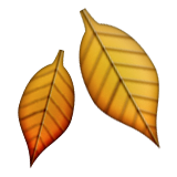 Foglia Caduta as drawn by Apple in iOS 9.3