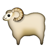 Ovelha as drawn by Apple in iOS 9.3