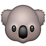 Koala as drawn by Apple in iOS 9.3
