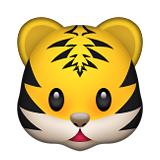 Tiger Face as drawn by Apple in iOS 9.3