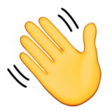 تلويح باليد as drawn by Apple in iOS 9.3
