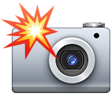 Camera with Flash as drawn by Apple in iOS 9.3