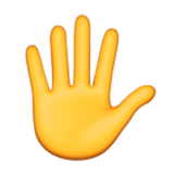 Hand with Fingers Splayed, the previous design