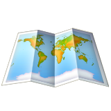 Mappa Mondiale as drawn by Apple in iOS 9.3
