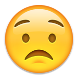 Worried Face, the previous design