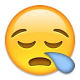 Sleepy Face as drawn by Apple in iOS 9.3