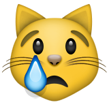 Gatto Che Piange as drawn by Apple in iOS 9.3