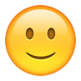 Slightly Smiling Face as drawn by Apple in iOS 9.3