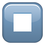 Stop Button as drawn by Apple in iOS 9.3