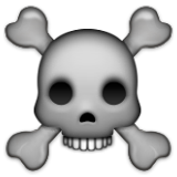 Skull and Crossbones as drawn by Apple in iOS 9.3