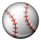 Baseball as drawn by Apple in iOS 9.3