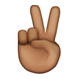 Victory Hand: Medium-Dark Skin Tone, the previous design