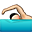Person Swimming, the design in this release