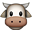Cow Face as drawn by Apple in iPhone OS 2.2