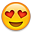 Smiling Face with Heart-Eyes, the design in this release