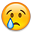 Crying Face as drawn by Apple in iPhone OS 2.2