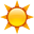 Sun as drawn by Apple in iPhone OS 2.2