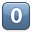 Keycap: 0 as drawn by Apple in iPhone OS 2.2