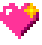 Sparkling Heart, the previous design