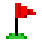 Triangular Flag as drawn by au by KDDI in Type D 1