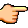 Backhand Index Pointing Right, the previous design