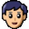 Man as drawn by au by KDDI in Type D 2