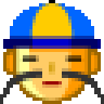 Person with Skullcap, the previous design