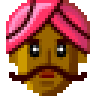 Person Wearing Turban, the previous design