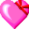 Heart with Ribbon as drawn by au by KDDI in Type D 2