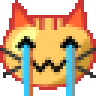 Cat with Tears of Joy, the previous design