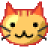 Cat with Wry Smile, the previous design