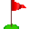 Triangular Flag as drawn by au by KDDI in Type D 2