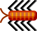 Bug as drawn by au by KDDI in Type D 3