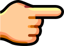 Backhand Index Pointing Right, the design in this release
