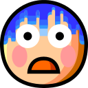 Fearful Face as drawn by au by KDDI in Type D 3