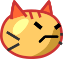 Pouting Cat as drawn by au by KDDI in Type D 3