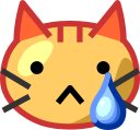 Crying Cat as drawn by au by KDDI in Type D 3