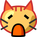 Erschöpfte Katze as drawn by au by KDDI in Type D 3