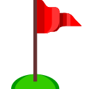 Triangular Flag as drawn by au by KDDI in Type D 3