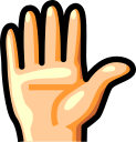 Raised Hand, the design in this release