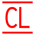 CLマーク as rendered by au by KDDI