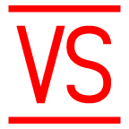 VS button as rendered by au by KDDI