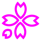 cherry blossom as rendered by au by KDDI