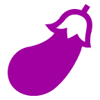 Aubergine as rendered by au by KDDI