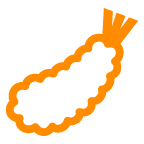 fried shrimp as rendered by au by KDDI