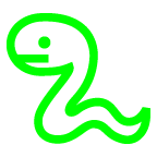 ثعبان as rendered by au by KDDI