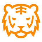 rosto de tigre as rendered by au by KDDI