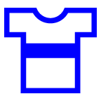 t-shirt as rendered by au by KDDI