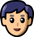 Man as drawn by au by KDDI in Type F